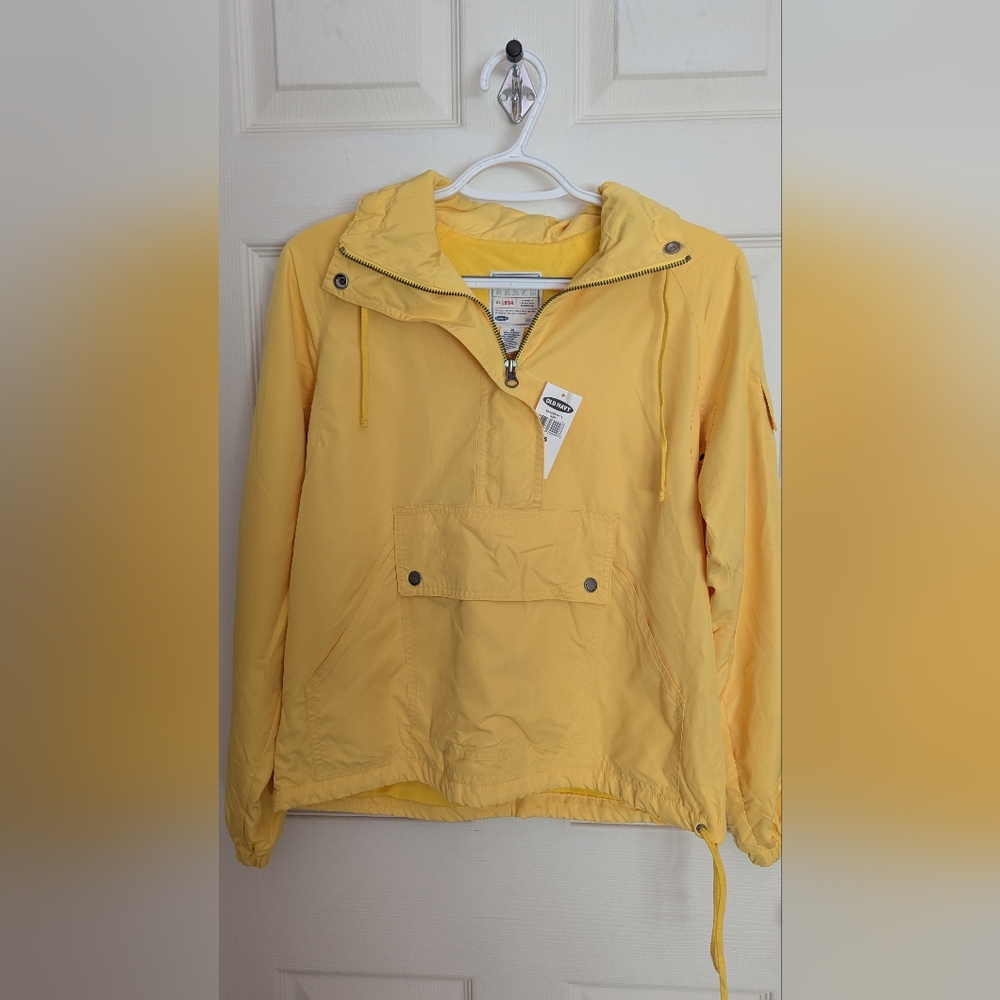 New Old Navy Women's Utility Jacket in Sunny Yellow